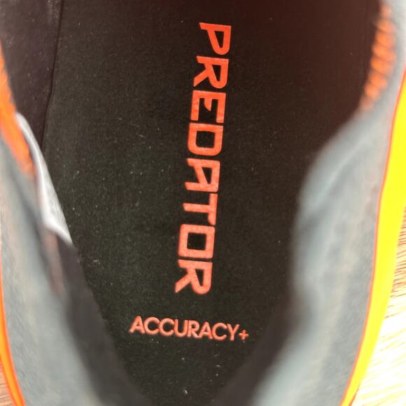 Adidas Predator Accuracy+ FG Men\'s Size 7 Orange Black Soccer Cleats GW4560 New main image 5